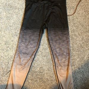 PINK black and mauve leggings